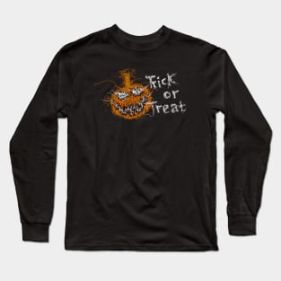 Trick or Treat Scribble Long Sleeve T-Shirt